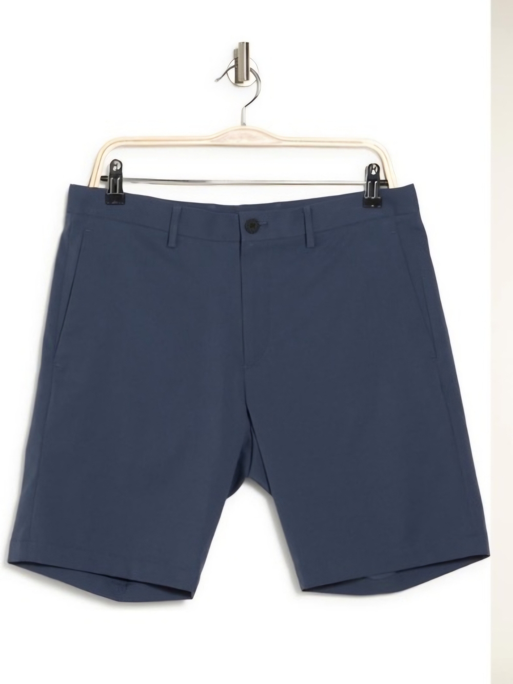 Theory Men's Navy Flat-Front Performance Shorts
